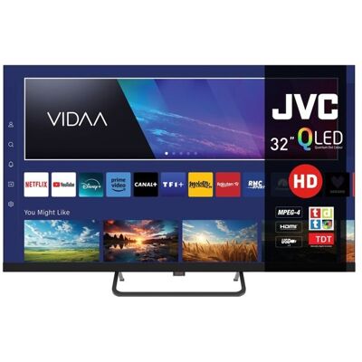 Télévision - JVC - HD LT 32FV250 - 80 cm - Smart TV - LED - 720p Noir - Publicité Télévision - JVC - HD LT 32FV250 - 80 cm - Smart TV - LED - 720p Noir - Publicité