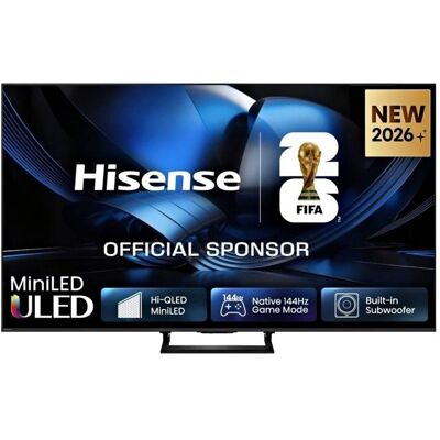 TV Hisense 85U7SE (2026) 85 Mini-LED ULED UHD 4K Noir - Publicité TV Hisense 85U7SE (2026) 85 Mini-LED ULED UHD 4K Noir - Publicité