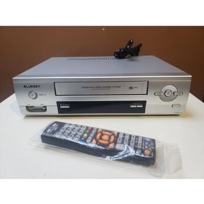 MAGNETOSCOPE BLUESKY VC4005D LECTEUR ENREGISTREUR CASSETTE K7 VIDEO VHS VCR 4 TETES + TEL - Publicité MAGNETOSCOPE BLUESKY VC4005D LECTEUR ENREGISTREUR CASSETTE K7 VIDEO VHS VCR 4 TETES + TEL - Publicité