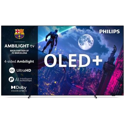 TV OLED Philips Ambilight 77OLED950 194 cm 2025 Gris - Publicité TV OLED Philips Ambilight 77OLED950 194 cm 2025 Gris - Publicité