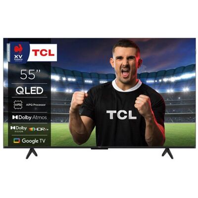 TV QLED Tcl 55P79K 138 cm 4K UHD Aluminium brossé Gris - Publicité TV QLED Tcl 55P79K 138 cm 4K UHD Aluminium brossé Gris - Publicité