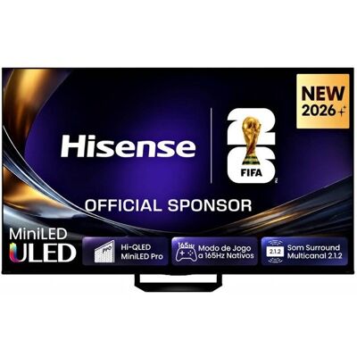 Télévision - HISENSE - 55U7S PRO (2026) - Mini-LED PRO - Hi‑QLED UHD 4K Noir - Publicité Télévision - HISENSE - 55U7S PRO (2026) - Mini-LED PRO - Hi‑QLED UHD 4K Noir - Publicité