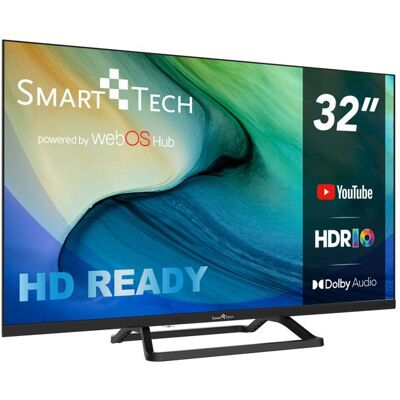 Smart Tech TV LED HD 32 (80 cm) Smart TV Web OS-32HW01V3 -Netflix Prime Video Youtube 3xHDMI - 2xUSB -DOLBY Audio Noir - Publicité Smart Tech TV LED HD 32 (80 cm) Smart TV Web OS-32HW01V3 -Netflix Prime Video Youtube 3xHDMI - 2xUSB -DOLBY Audio Noir - Publicité