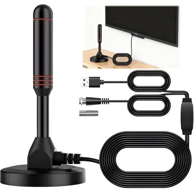 100DRINE 100 DRINE Antenne TV Intérieur PuissanteAntenne TV Intérieure avec Base MagnétiqueRéception 360° Longue Portée pour Téléviseur Portable - Publicité 100DRINE 100 DRINE Antenne TV Intérieur PuissanteAntenne TV Intérieure avec Base MagnétiqueRéception 360° Longue Portée pour Téléviseur Portable - Publicité
