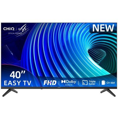CHiQ 40D210M - Easy Series TV - non Smart TV -LED FHD - 40 Pouces (100cm) Sans Bord - Classe énergétique E Noir - Publicité CHiQ 40D210M - Easy Series TV - non Smart TV -LED FHD - 40 Pouces (100cm) Sans Bord - Classe énergétique E Noir - Publicité