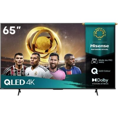 TV QLED 65 Hisense 65E7Q Pro 4K UHD 144Hz Noir Smart TV Dolby Atmos Noir - Publicité TV QLED 65 Hisense 65E7Q Pro 4K UHD 144Hz Noir Smart TV Dolby Atmos Noir - Publicité