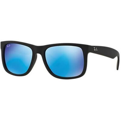 Lunettes de Soleil - Ray-Ban - RB 4165 622/55 - Noir - Vert Miroir Bleu - Protection 3 - Publicité Lunettes de Soleil - Ray-Ban - RB 4165 622/55 - Noir - Vert Miroir Bleu - Protection 3 - Publicité
