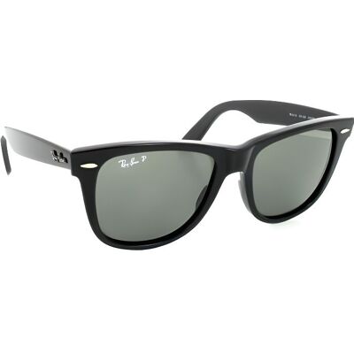 Ray Ban Wayfarer 2140 noir-v.polarisant Taille M (50mm) - Publicité Ray Ban Wayfarer 2140 noir-v.polarisant Taille M (50mm) - Publicité