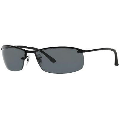 Lunettes de soleil - Ray-Ban - RB3183 - Noir - Verres polarisés - Forme rectangulaire - Publicité Lunettes de soleil - Ray-Ban - RB3183 - Noir - Verres polarisés - Forme rectangulaire - Publicité