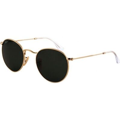 Lunettes de soleil - Ray-Ban - RB 3447 001 - Doré - Verre minéral Cat 3 - Taille 47 - Publicité Lunettes de soleil - Ray-Ban - RB 3447 001 - Doré - Verre minéral Cat 3 - Taille 47 - Publicité