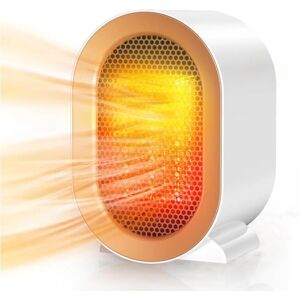 Chauffage dappoint - Radiateur Electrique 800W - Céramique - Protection Surchauffe - Compact Blanc - Publicité Chauffage dappoint - Radiateur Electrique 800W - Céramique - Protection Surchauffe - Compact Blanc - Publicité