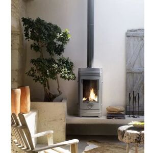 Poêle à bois INVICTA Cassine - Puissance optimale :10 kW - Max : 15 kW - Rendement 76% bûches 34 cm - Fabriqué en France Gris - Publicité Poêle à bois INVICTA Cassine - Puissance optimale :10 kW - Max : 15 kW - Rendement 76% bûches 34 cm - Fabriqué en France Gris - Publicité