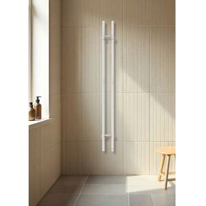 Sèche-serviettes électrique - Create - 60W/120W - Design vertical - 2 modes de chauffage Blanc - Publicité Sèche-serviettes électrique - Create - 60W/120W - Design vertical - 2 modes de chauffage Blanc - Publicité