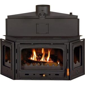 Insert de cheminée PRITY ATC W20 261 kW porte fonte réservoir 34 L - Publicité Insert de cheminée PRITY ATC W20 261 kW porte fonte réservoir 34 L - Publicité