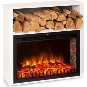 Cheminée électrique Klarstein Mauna Loa avec simulation de flammes LED et chauffage à convection - Blanc Blanc - Publicité Cheminée électrique Klarstein Mauna Loa avec simulation de flammes LED et chauffage à convection - Blanc Blanc - Publicité