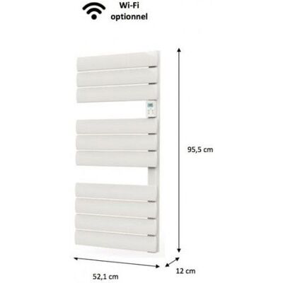 Sèche-Serviette - DREXON - DX 951105 - Électrique 500W - Aluminium - Blanc Blanc - Publicité Sèche-Serviette - DREXON - DX 951105 - Électrique 500W - Aluminium - Blanc Blanc - Publicité
