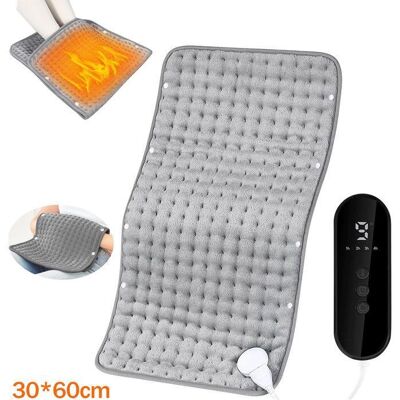 RITONDA 2 en 1 Coussin Chauffant Coussin Chauffant électrique 30-70 ℃ avec 9 température Chauffage rapide et Arrêt automatique 30*60cm Gris - Publicité RITONDA 2 en 1 Coussin Chauffant Coussin Chauffant électrique 30-70 ℃ avec 9 température Chauffage rapide et Arrêt automatique 30*60cm Gris - Publicité