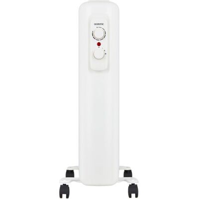 Radiateur électrique bain dhuile - 1500 W - OCEANIC - OCEABH1500W3 - Mobile - Blanc Blanc - Publicité Radiateur électrique bain dhuile - 1500 W - OCEANIC - OCEABH1500W3 - Mobile - Blanc Blanc - Publicité