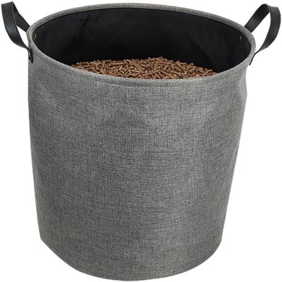 Sac à granulés en tissu - EDA - Jura Montania - 60 L - Capacité 30 kg - Ø 44 X H.45 cm - Gris Gris - Publicité Sac à granulés en tissu - EDA - Jura Montania - 60 L - Capacité 30 kg - Ø 44 X H.45 cm - Gris Gris - Publicité