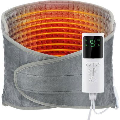 RNEMITERY Ceinture Chauffante Lombaire couverture chauffante électrique Pour Soulager La Douleur 9 Niveaux De Chauffage 30x125cm - Publicité RNEMITERY Ceinture Chauffante Lombaire couverture chauffante électrique Pour Soulager La Douleur 9 Niveaux De Chauffage 30x125cm - Publicité