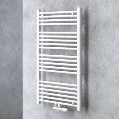 DOPORRO - Chauffe-serviettes électrique - Blanc - Radiateur salle de bain - Publicité DOPORRO - Chauffe-serviettes électrique - Blanc - Radiateur salle de bain - Publicité