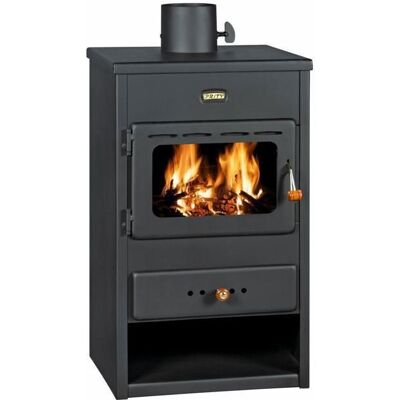 Poêle à bois Cheminée Chauffage au bois Prity K1 - 9.5 kw Noir - Publicité Poêle à bois Cheminée Chauffage au bois Prity K1 - 9.5 kw Noir - Publicité