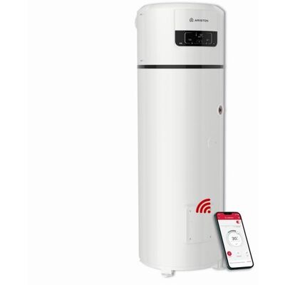 Chauffe-eau Thermodynamique Gainable 200L - Ariston Nuos Plus S2 WiFi - Classe A+ - Propane R290 - COP 3.43 à 7°C - Made in France Blanc - Publicité Chauffe-eau Thermodynamique Gainable 200L - Ariston Nuos Plus S2 WiFi - Classe A+ - Propane R290 - COP 3.43 à 7°C - Made in France Blanc - Publicité