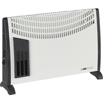 Convecteur électrique - Clatronic - KH 3433N - 2000 W - 3 réglages de chaleur - Fonction soufflerie Blanc - Publicité Convecteur électrique - Clatronic - KH 3433N - 2000 W - 3 réglages de chaleur - Fonction soufflerie Blanc - Publicité