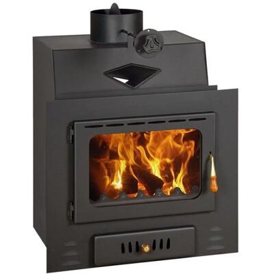 Insert de cheminée PRITY M 13 5 kW classe A Ø150 mm poêle à bois - Publicité Insert de cheminée PRITY M 13 5 kW classe A Ø150 mm poêle à bois - Publicité