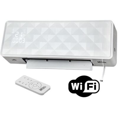 Chauffage électrique mural - 2000W - WARM TECH - Céramique - WiFi - 240V - Jusquà 50m3 - Blanc Blanc - Publicité Chauffage électrique mural - 2000W - WARM TECH - Céramique - WiFi - 240V - Jusquà 50m3 - Blanc Blanc - Publicité