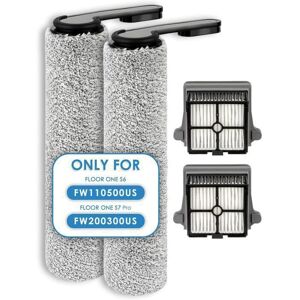 Rouleaux Brosses de Rechange - NETBOAT - Tineco Floor ONE S7 Pro - 2 Rouleaux - Filtres HEPA - Accessoires - Publicité Rouleaux Brosses de Rechange - NETBOAT - Tineco Floor ONE S7 Pro - 2 Rouleaux - Filtres HEPA - Accessoires - Publicité