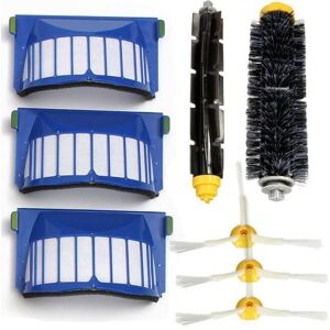 Brosse Outil Aspirateur Robot - iRobot - Roomba Série 600 - Kit de Maintenance - 8 Pièces - Accessoires Inclus - Publicité Brosse Outil Aspirateur Robot - iRobot - Roomba Série 600 - Kit de Maintenance - 8 Pièces - Accessoires Inclus - Publicité