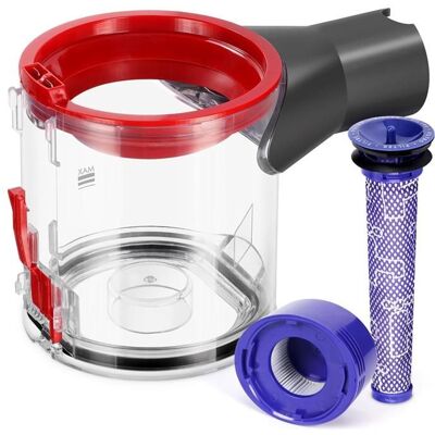 SODIAL Récipient à Poussière pour Aspirateur pour Dyson V7 V8 SV10 SV11 Récipient de Collecte Pièce 967699-01 - Publicité SODIAL Récipient à Poussière pour Aspirateur pour Dyson V7 V8 SV10 SV11 Récipient de Collecte Pièce 967699-01 - Publicité