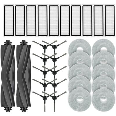 SODIAL Kit DAccessoires 32 Pièces pour Aspirateur pour L10s Pro Gen 2 Pièces de Rechange Brosse Latérale Principale Filtre Tissu de - Publicité SODIAL Kit DAccessoires 32 Pièces pour Aspirateur pour L10s Pro Gen 2 Pièces de Rechange Brosse Latérale Principale Filtre Tissu de - Publicité
