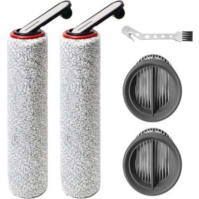 NETBOAT Brosse à rouleau + filtre daccessoires pour Dreame pour MOVA K20PRO/K30/K30 MIX aspirateur sec et humide pièces de rechange - Publicité NETBOAT Brosse à rouleau + filtre daccessoires pour Dreame pour MOVA K20PRO/K30/K30 MIX aspirateur sec et humide pièces de rechange - Publicité