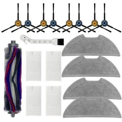 SODIAL Kit DAccessoires de Remplacement pour Aspirateur Robot Eureka E10s Brosse Principale Filtres Brosses Latérales Brosse de - Publicité SODIAL Kit DAccessoires de Remplacement pour Aspirateur Robot Eureka E10s Brosse Principale Filtres Brosses Latérales Brosse de - Publicité