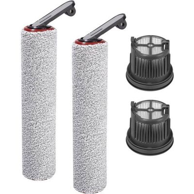 NETBOAT Brosse à rouleau + filtre daccessoires pour Dreame H14 Pro H14 H14 Dual aspirateur sec et humide pièces de rechange 1 rouleaux - Publicité NETBOAT Brosse à rouleau + filtre daccessoires pour Dreame H14 Pro H14 H14 Dual aspirateur sec et humide pièces de rechange 1 rouleaux - Publicité
