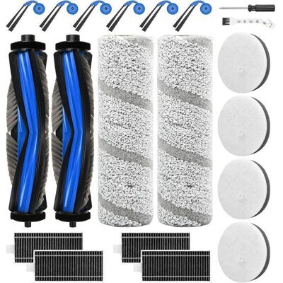 NETBOAT 20 Accessoires pour ECOVACS X11 OMNICYCLONE Aspirateur Robot Laveur 6 Brosses latérales 4 Filtres - Publicité NETBOAT 20 Accessoires pour ECOVACS X11 OMNICYCLONE Aspirateur Robot Laveur 6 Brosses latérales 4 Filtres - Publicité