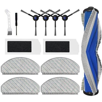 SODIAL Kit rechange pour aspirateur robot Ecovacs DEEBOT N20 / N20 Plus / N20 Pro Plus – rouleau brosse latérale filtre chiffon - Publicité SODIAL Kit rechange pour aspirateur robot Ecovacs DEEBOT N20 / N20 Plus / N20 Pro Plus – rouleau brosse latérale filtre chiffon - Publicité