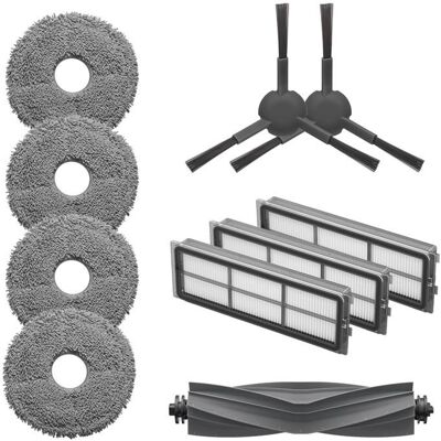 SODIAL Pour Dreame Dreamebot L10S Pro Kit DAccessoires - Brosse Principale Brosse LatéRale Filtres Hepa Chiffon de Vadrouille - Publicité SODIAL Pour Dreame Dreamebot L10S Pro Kit DAccessoires - Brosse Principale Brosse LatéRale Filtres Hepa Chiffon de Vadrouille - Publicité