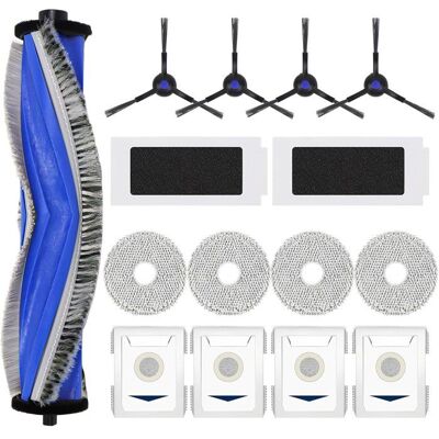 NETBOAT Kit daccessoires pour ECOVACS DEEBOT T30 Omni/T30 PRO Omni Saprdii 4 sacs à poussière antibactériens 4 lingettes serpillères - Publicité NETBOAT Kit daccessoires pour ECOVACS DEEBOT T30 Omni/T30 PRO Omni Saprdii 4 sacs à poussière antibactériens 4 lingettes serpillères - Publicité