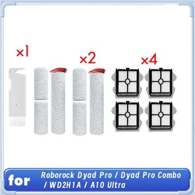 SODIAL Accessoires pour Aspirateur pour Roborock Dyad Pro / Dyad Pro Combo / WD2H1A / A10 Ultra Brosse Principale et Filtres - Publicité SODIAL Accessoires pour Aspirateur pour Roborock Dyad Pro / Dyad Pro Combo / WD2H1A / A10 Ultra Brosse Principale et Filtres - Publicité