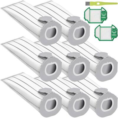 NETBOAT Lot de 8 sacs daspirateur pour Vorwerk Kobold VK7 FP7 sacs filtrants de qualité supérieure avec 2 filtres de protection du moteur - Publicité NETBOAT Lot de 8 sacs daspirateur pour Vorwerk Kobold VK7 FP7 sacs filtrants de qualité supérieure avec 2 filtres de protection du moteur - Publicité
