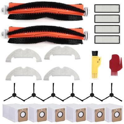 SODIAL Kit daccessoires compatibles Dreame D10 Plus — 2 brosses rouleau 4 filtres 6 brosses latérales 6 sacs 4 chiffons - Publicité SODIAL Kit daccessoires compatibles Dreame D10 Plus — 2 brosses rouleau 4 filtres 6 brosses latérales 6 sacs 4 chiffons - Publicité