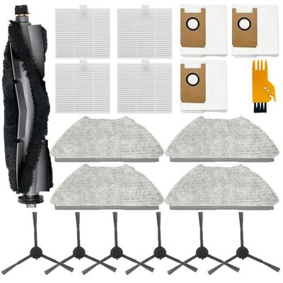 SODIAL Kit DAccessoires 19Pièces pour Aspirateur Robot AIRROBO T20+ : Brosse Principale Sac à Poussière Filtre HEPA Serpillère Brosse - Publicité SODIAL Kit DAccessoires 19Pièces pour Aspirateur Robot AIRROBO T20+ : Brosse Principale Sac à Poussière Filtre HEPA Serpillère Brosse - Publicité