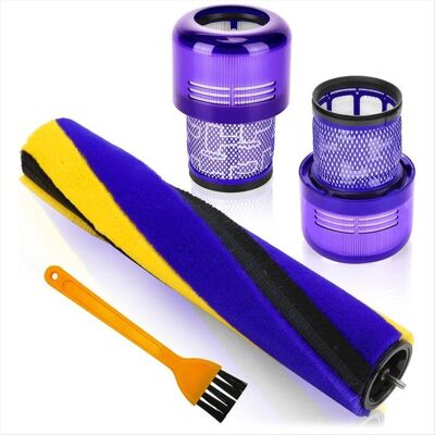 SODIAL Brosse rouleau et filtre pour aspirateur pour Dyson V15 Detect/V15 Detect Plus pièces de rechange 970013-02 et 971634-01 - Publicité SODIAL Brosse rouleau et filtre pour aspirateur pour Dyson V15 Detect/V15 Detect Plus pièces de rechange 970013-02 et 971634-01 - Publicité