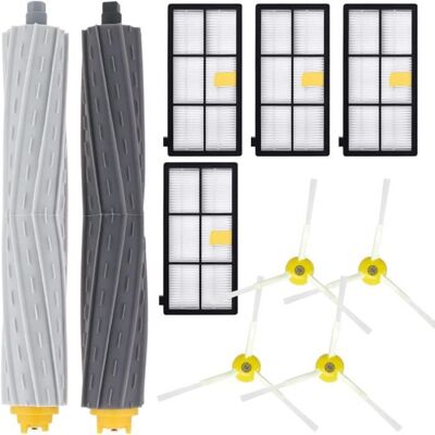 Pack accessoires pour iRobot Roomba Serie 800 900 850 860 870 880 890 980 990 Filtres-brosses-rouleaux extracteurs Phonillico® - Publicité Pack accessoires pour iRobot Roomba Serie 800 900 850 860 870 880 890 980 990 Filtres-brosses-rouleaux extracteurs Phonillico® - Publicité