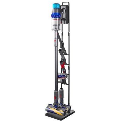 VEVOR Support daspirateur pour Dyson V6 V7 V8 V10 V11 V15 porte-aspirateur stable avec roulettes pour aspirateurs verticaux sans - Publicité VEVOR Support daspirateur pour Dyson V6 V7 V8 V10 V11 V15 porte-aspirateur stable avec roulettes pour aspirateurs verticaux sans - Publicité