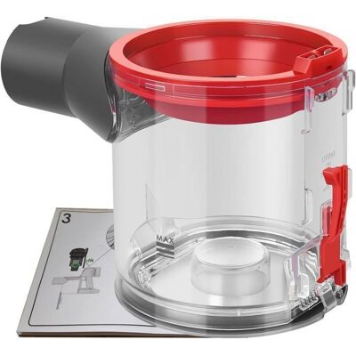 NETBOAT Poubelle Pièces Détachées pour Aspirateur Dyson V8 V7 SV11 SV10 Series Bac à Poussière Pièce de Rechange numéro 967699-01 Rouge - Publicité NETBOAT Poubelle Pièces Détachées pour Aspirateur Dyson V8 V7 SV11 SV10 Series Bac à Poussière Pièce de Rechange numéro 967699-01 Rouge - Publicité