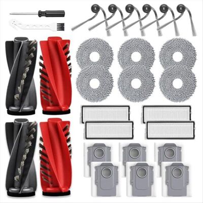 SODIAL Ensemble DAccessoires pour Aspirateur Robot pour Roborock Qrevo Edge/Edge S5A: Brosse à Rouleau Brosse Latérale Filtr - Publicité SODIAL Ensemble DAccessoires pour Aspirateur Robot pour Roborock Qrevo Edge/Edge S5A: Brosse à Rouleau Brosse Latérale Filtr - Publicité